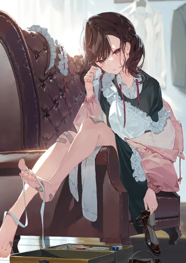 ホトソウカ イラスト: 履き慣れない靴